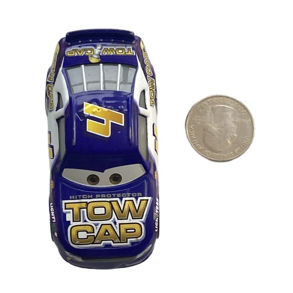 Disney Pixar Cars Drag Racing Lil Torquey, Tow Truck Mater,Jack DePost Tow Cap - Picture 8 of 8